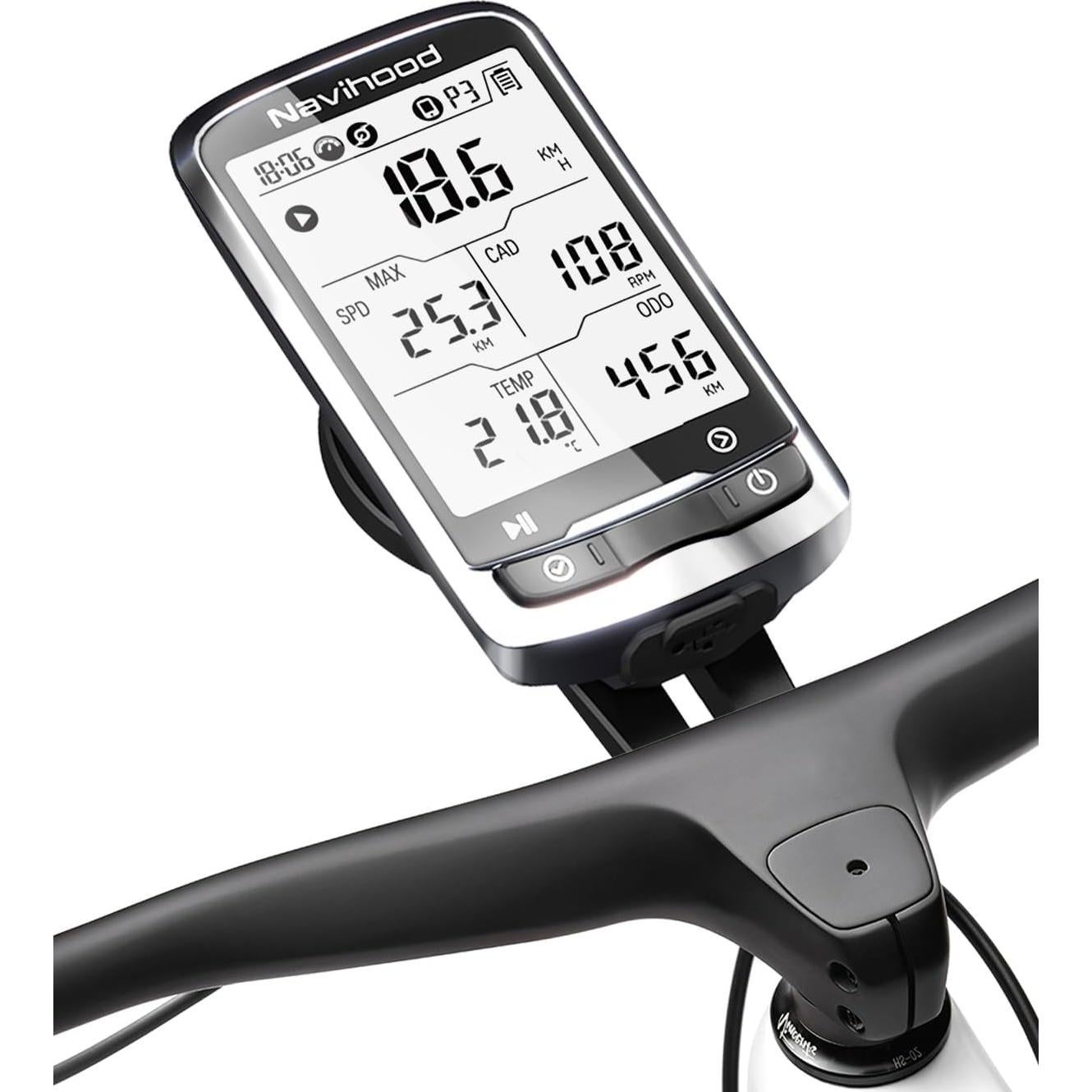 Computadora de Bicicleta GPS Navihood L4 Inalámbrica 2.3"