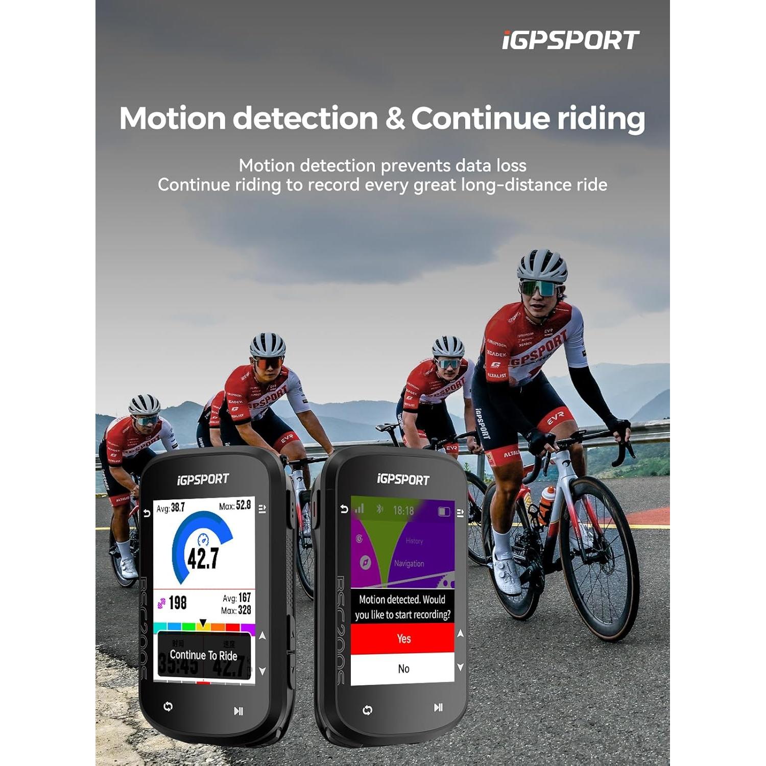 Computadora de Bicicleta GPS iGPSPORT BSC200S 2.4" Inalámbrica