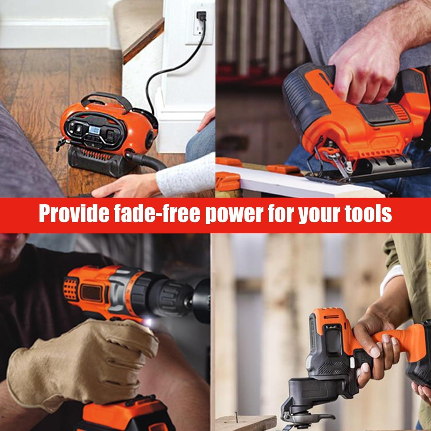 Paquete de 2 Baterías de 20V Leisuda para Black & Decker