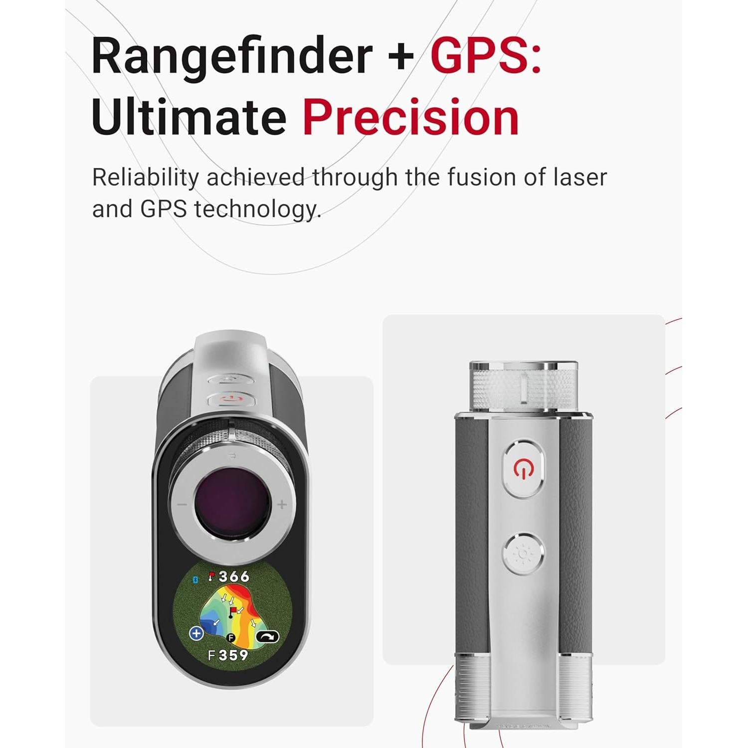 Medidor de Distancia Láser Voice Caddie SL3 GPS 731m