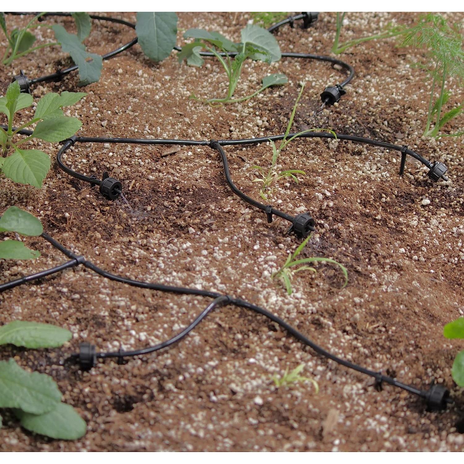 Sistema de riego solar AEO 50 goteros 47 m para jardín