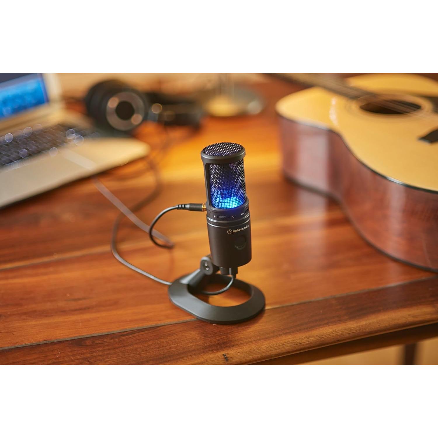 Micrófono USB Audio-Technica AT2020USB-X Cardioide 24-Bit