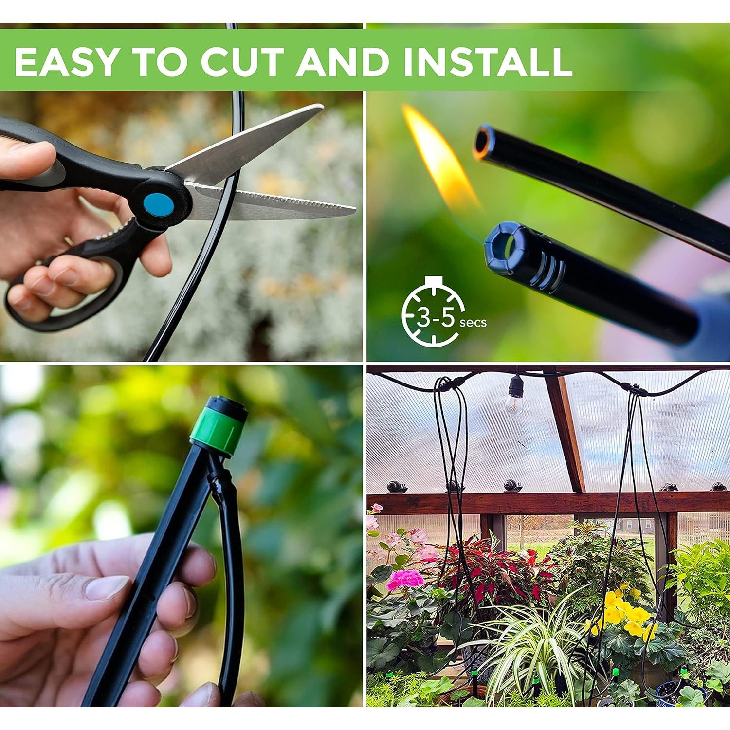 Tubería de Riego por Goteo Carpathen 1/4" 60,96 m Negra