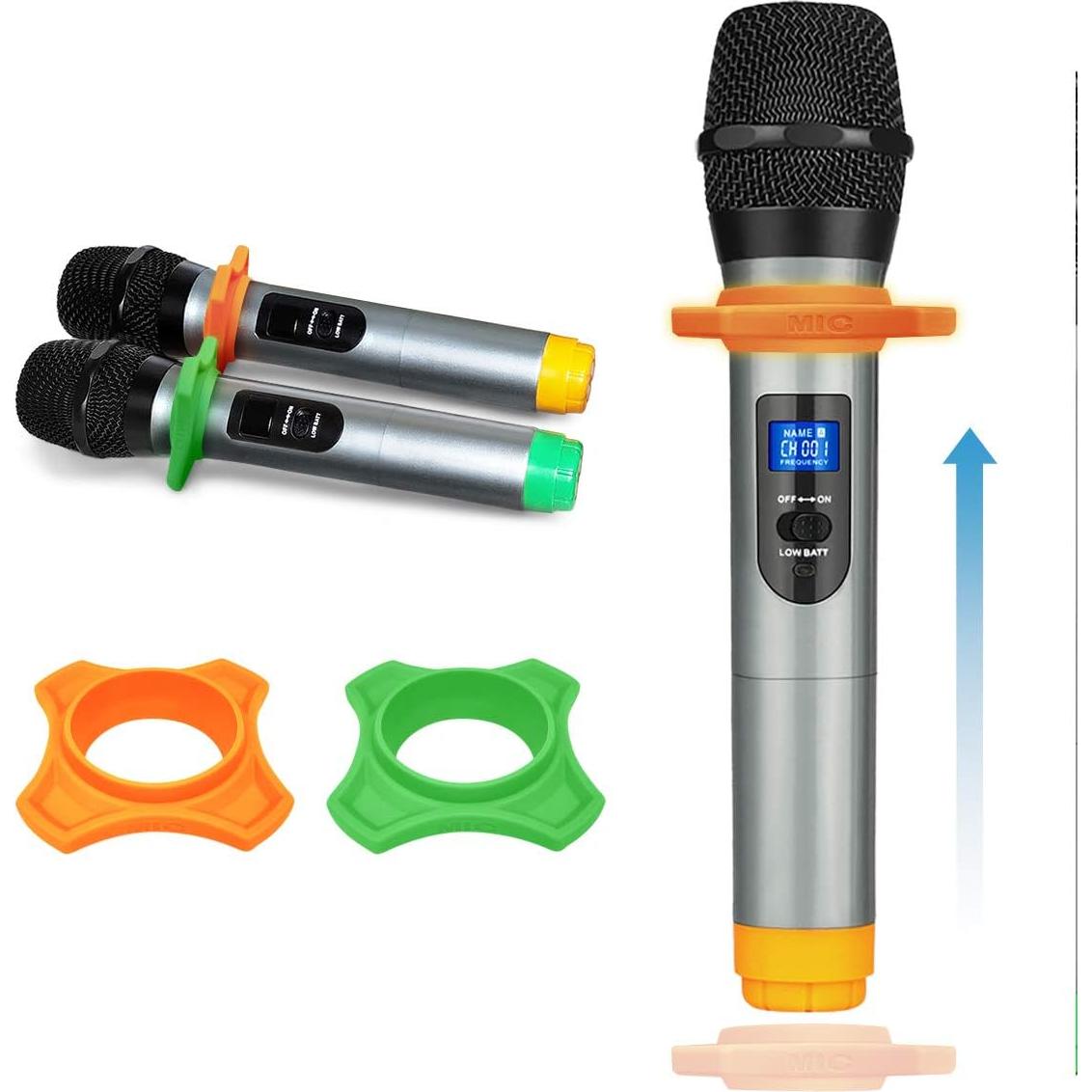 Micrófono Inalámbrico de Mano FIFINE K036 UHF 2 Canales