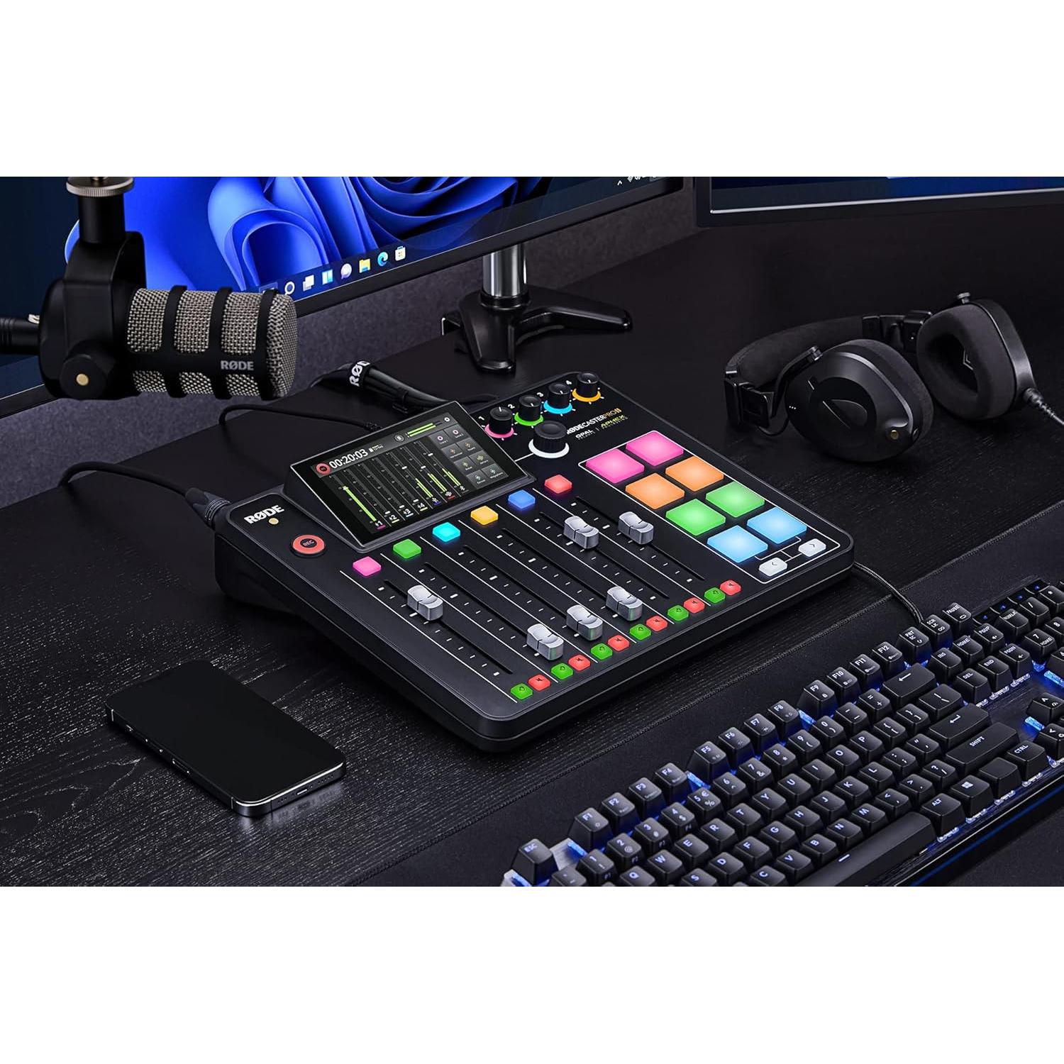 Micrófono Dinámico PodMic StreamEye con Brazo y Cable XLR