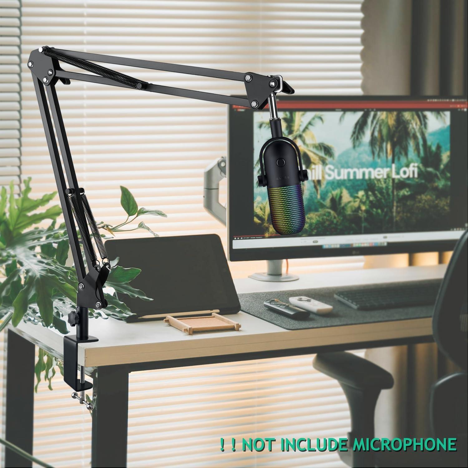 Brazo de Micrófono Ajustable Rigych para Razer Seiren Mini V2 V3