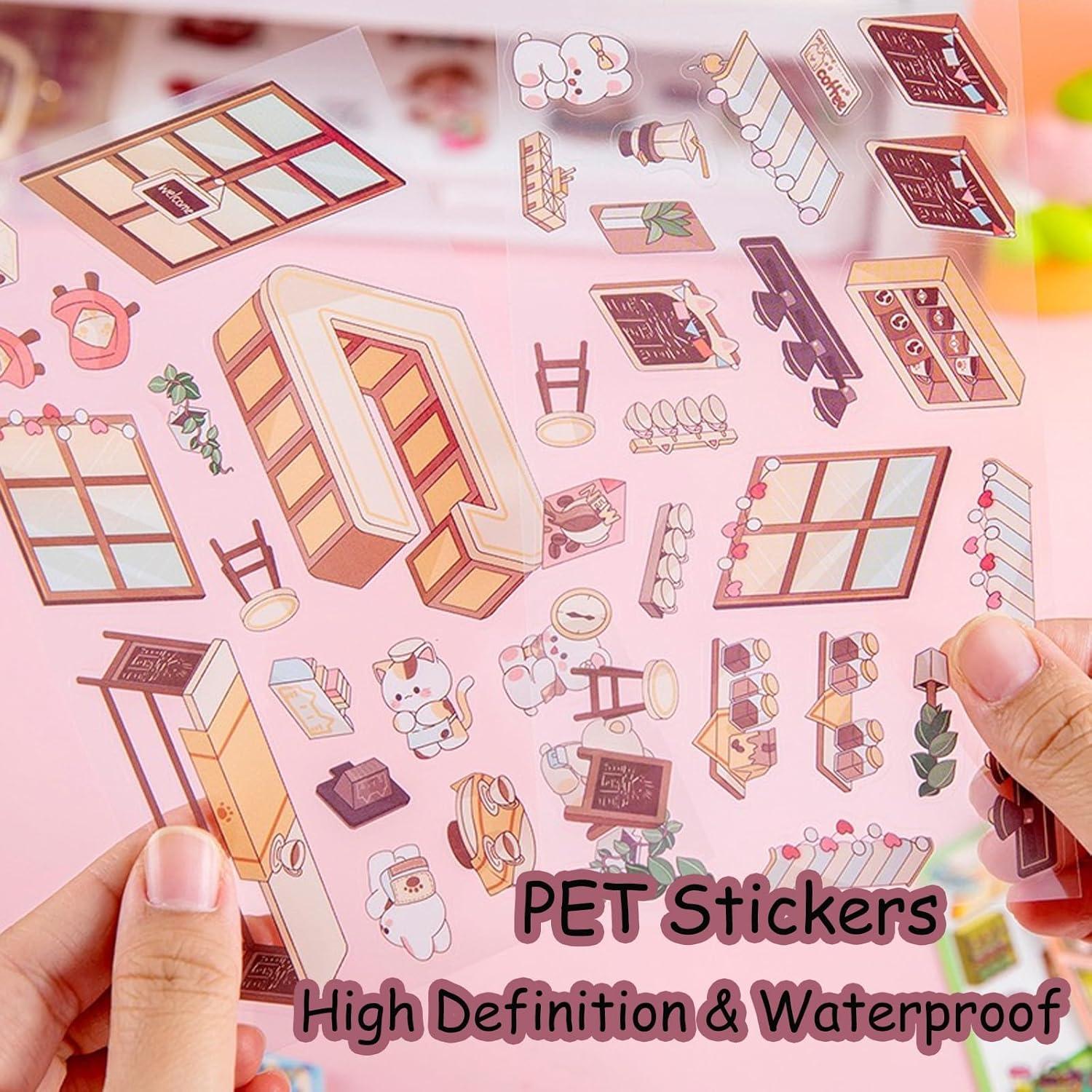 Juego de Pegatinas 3D DIY Gamito - Serie Belleza, 5 Temas