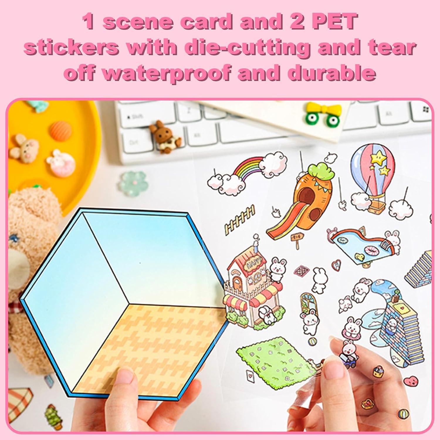 Kit de Stickers 3D Midukit - 12 Juegos Coloridos para Niños