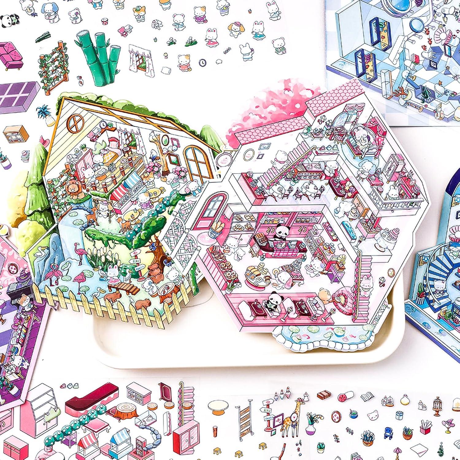 Kit de Pegatinas 3D DAPUTOU para Niños y Adultos - 10 Sets