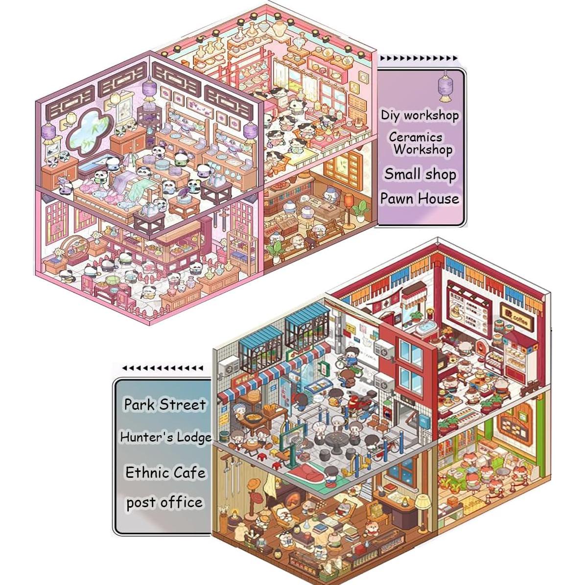 20 Juegos de Pegatinas 3D Ronlor - Aventura de Horror y Más