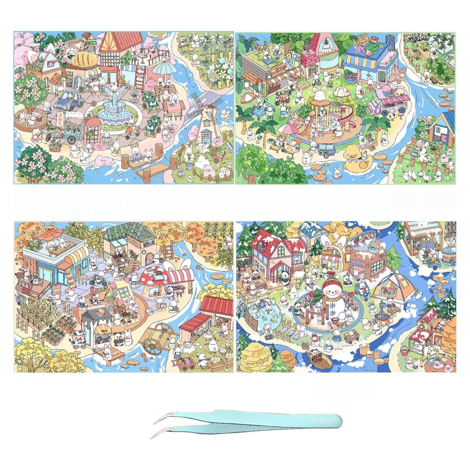 Kit de Stickers 3D DIY SSNLNBF - Manualidad Creativa para Adultos