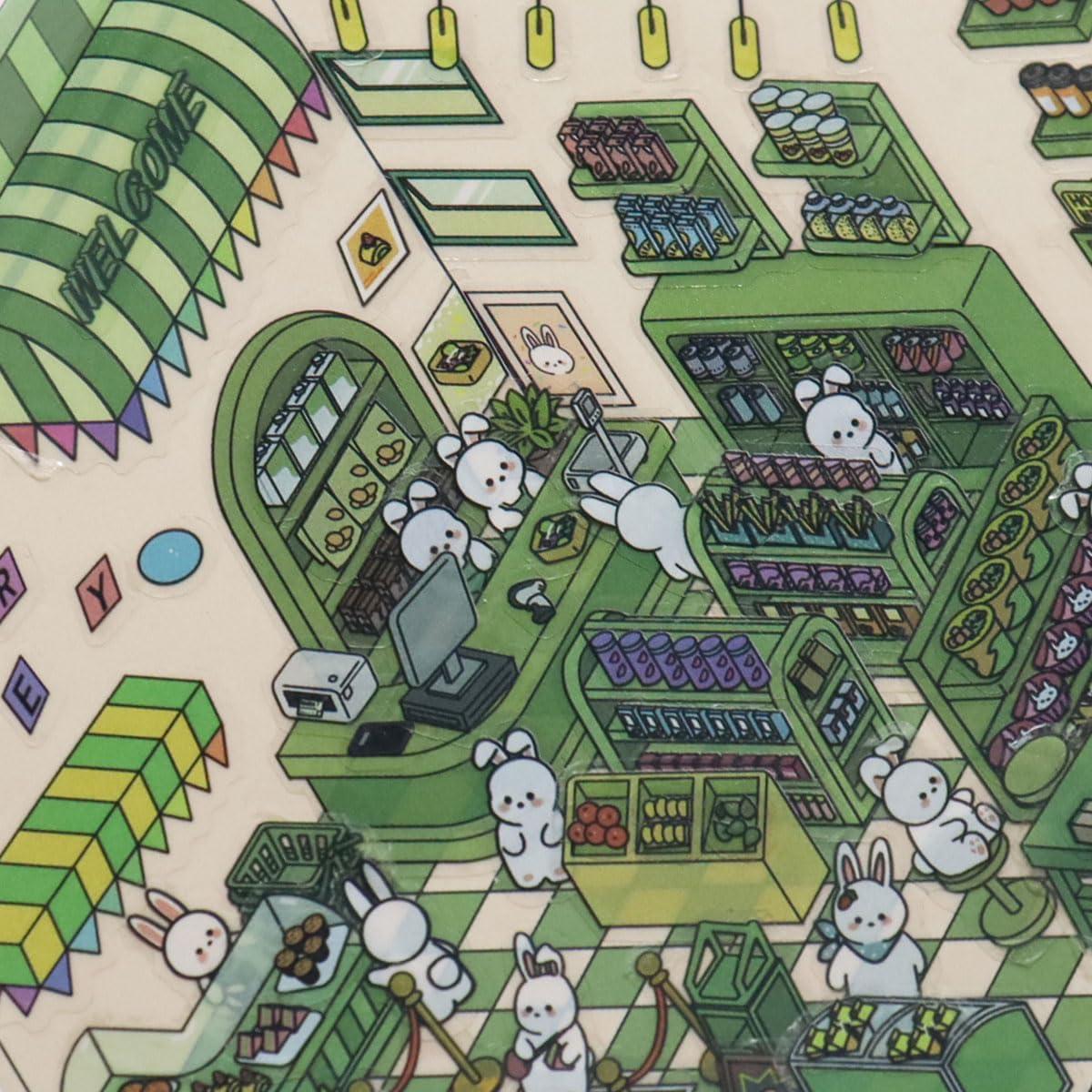 Pegatinas 3D LTWVDIZ DIY para Casa - 4 Temas Creativos