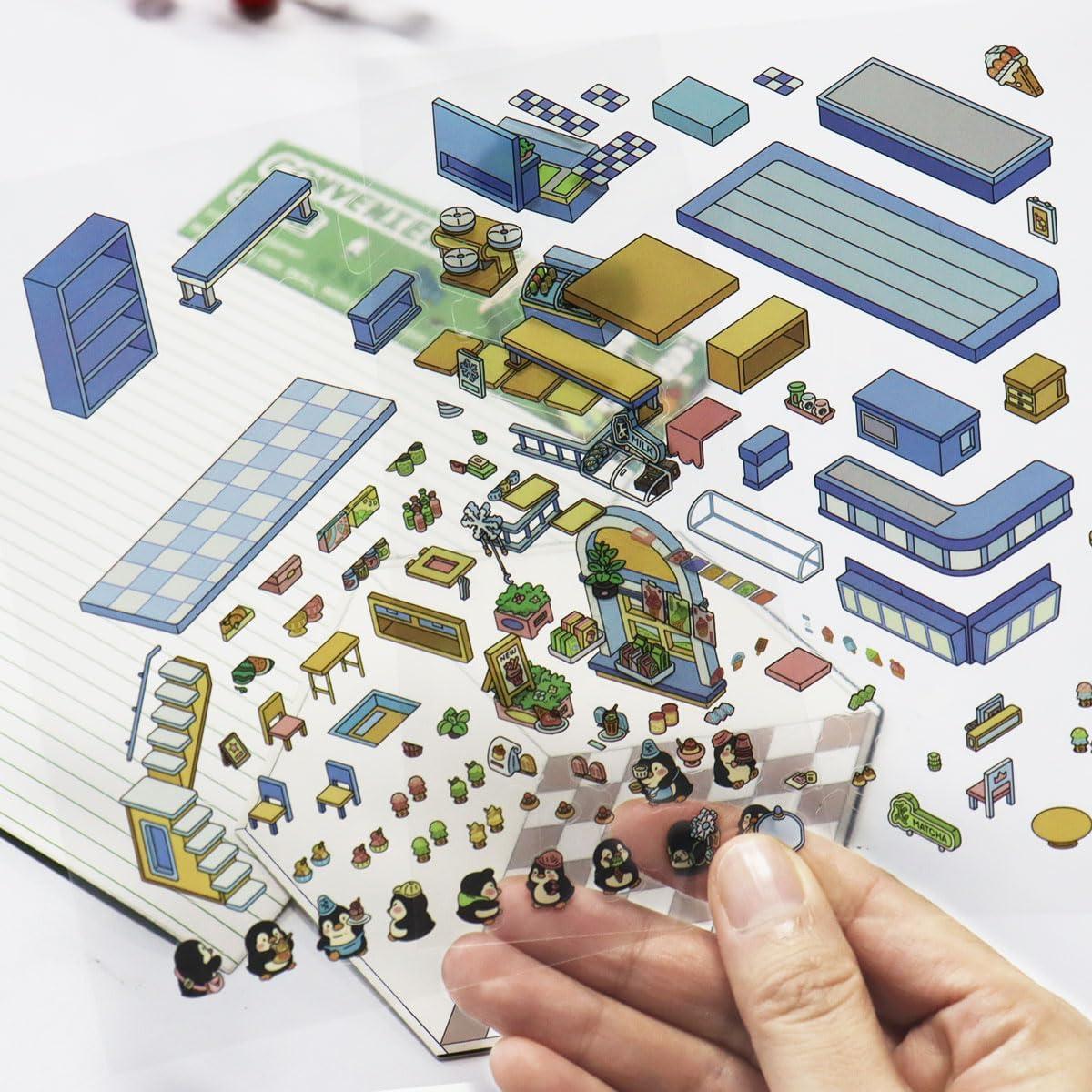 Pegatinas 3D LTWVDIZ DIY para Casa - 4 Temas Creativos