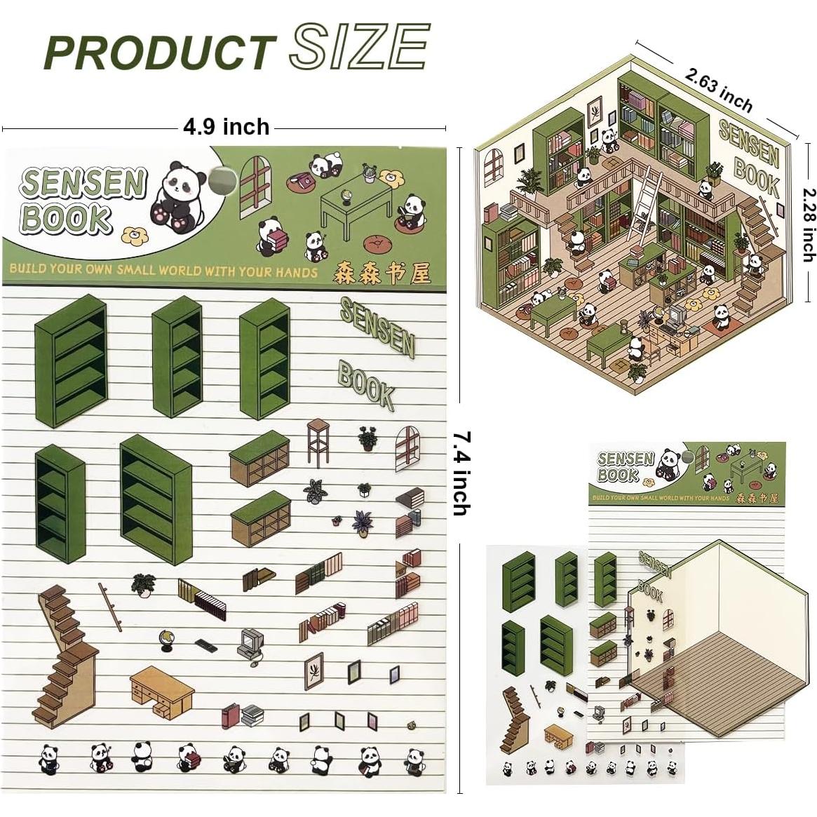 Pegatinas 3D LTWVDIZ DIY para Casa - 4 Temas Creativos