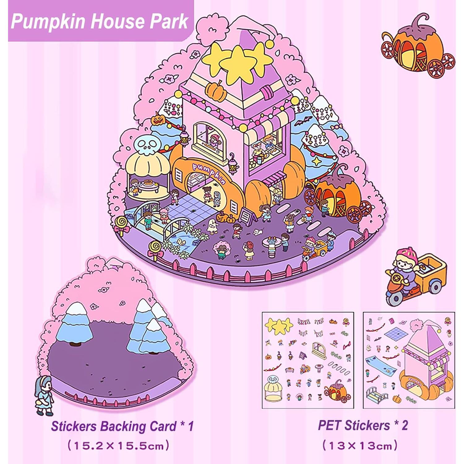 Stickers 3D Escena LAGIPA - 4 Temas, Imán y Pinzas