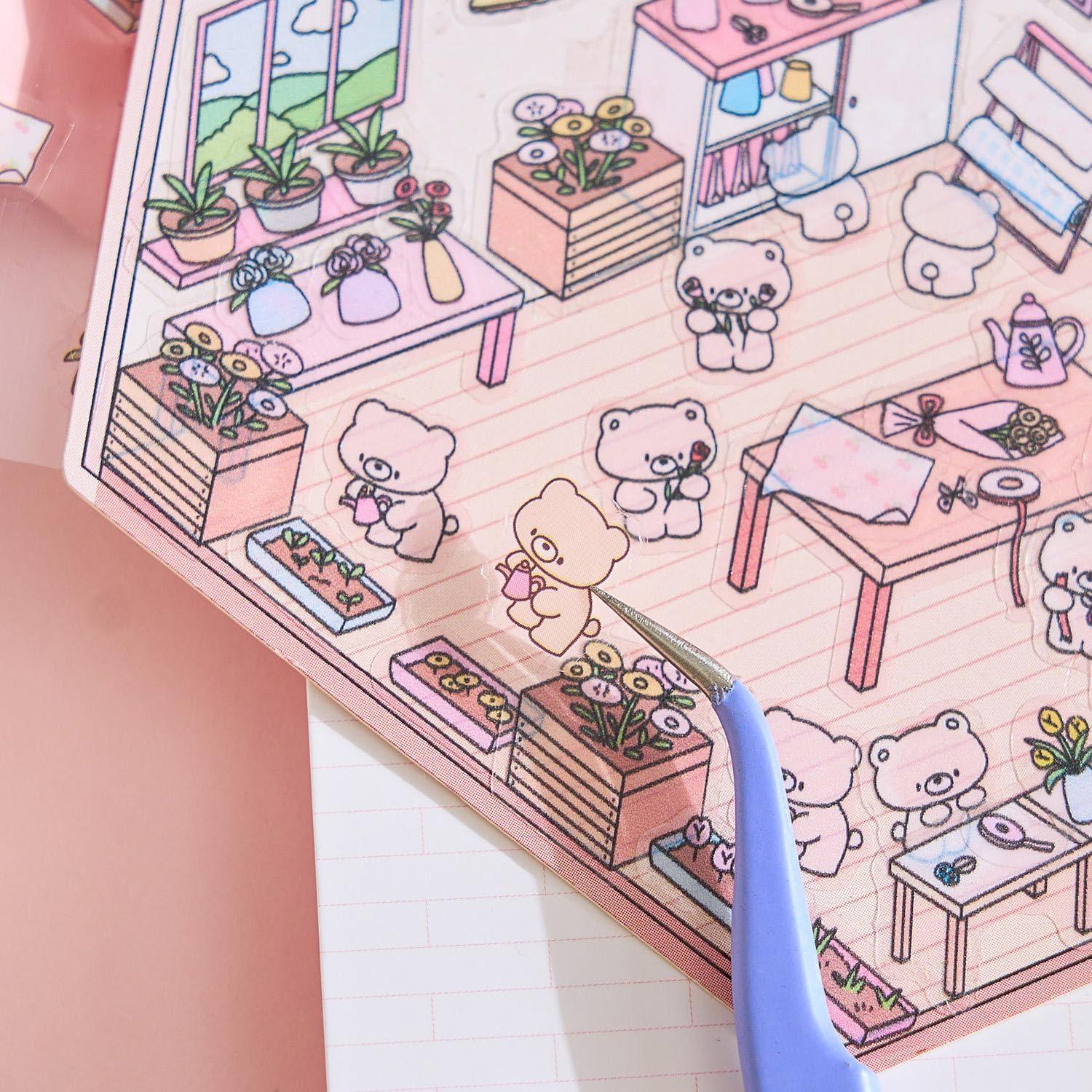 Pegatinas 3D UQRUI para Decoración de Habitaciones - 18 Pcs B