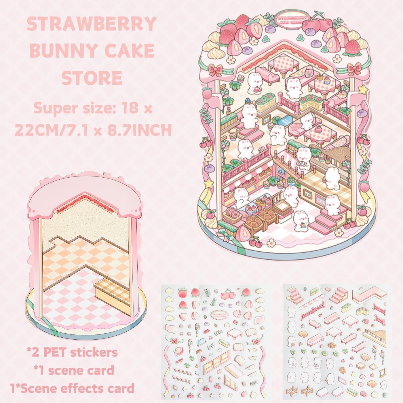 Set de 8 Pegatinas 3D DIY Genérico para Habitaciones 19x22 cm