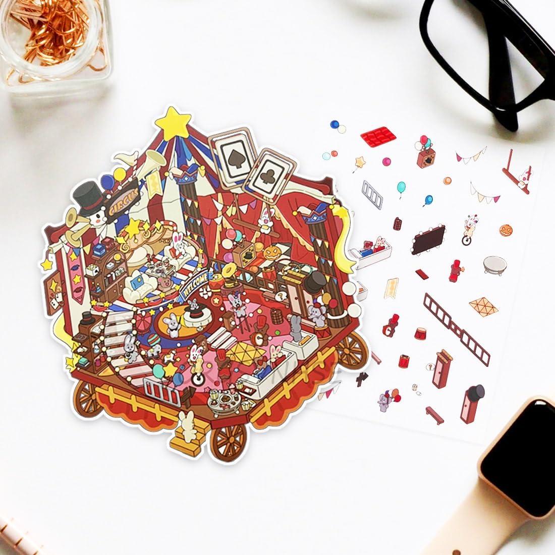 Stickers 3D para Decoración de Habitaciones OrgSvnHse - 8 Conjuntos