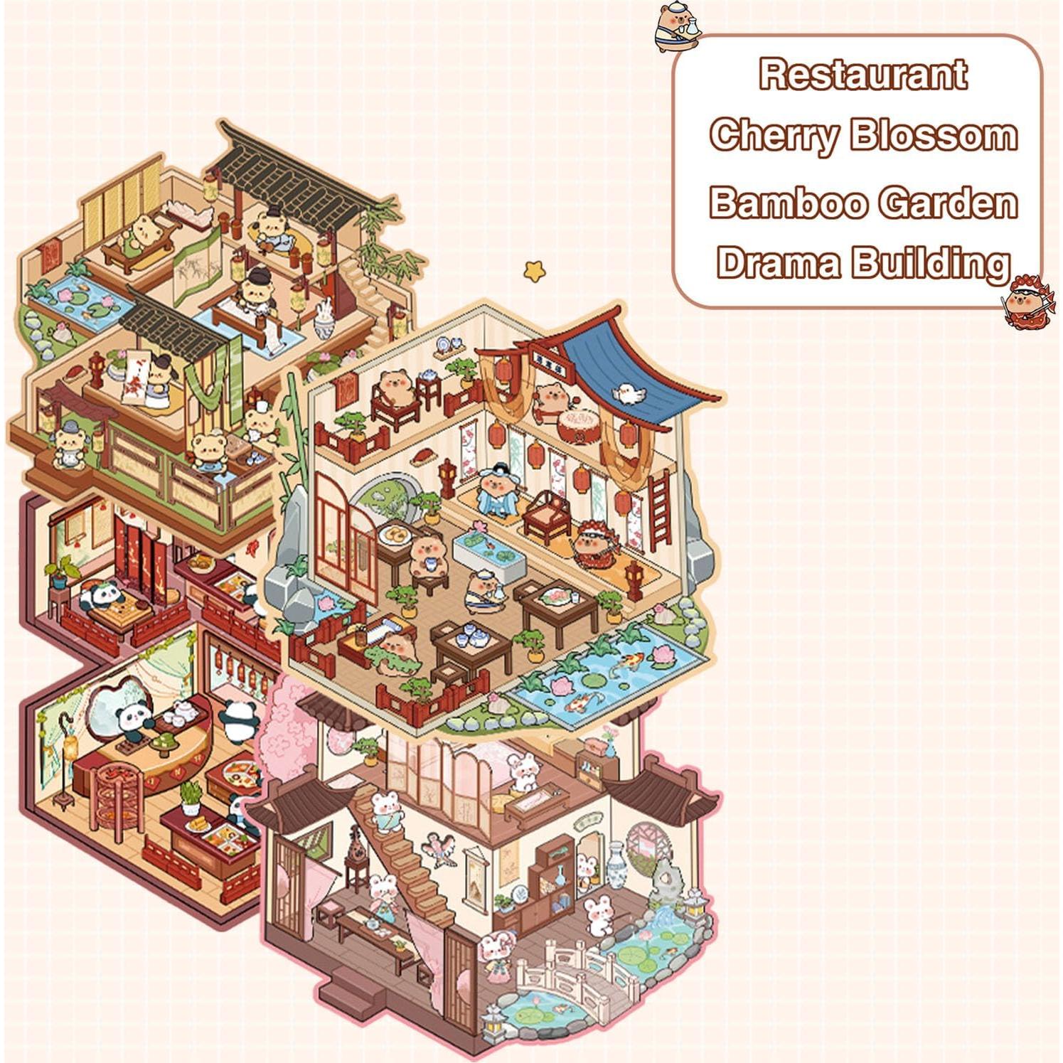 Set de Pegatinas 3D DIY CollectSmiles - 20 Escenas Creativas