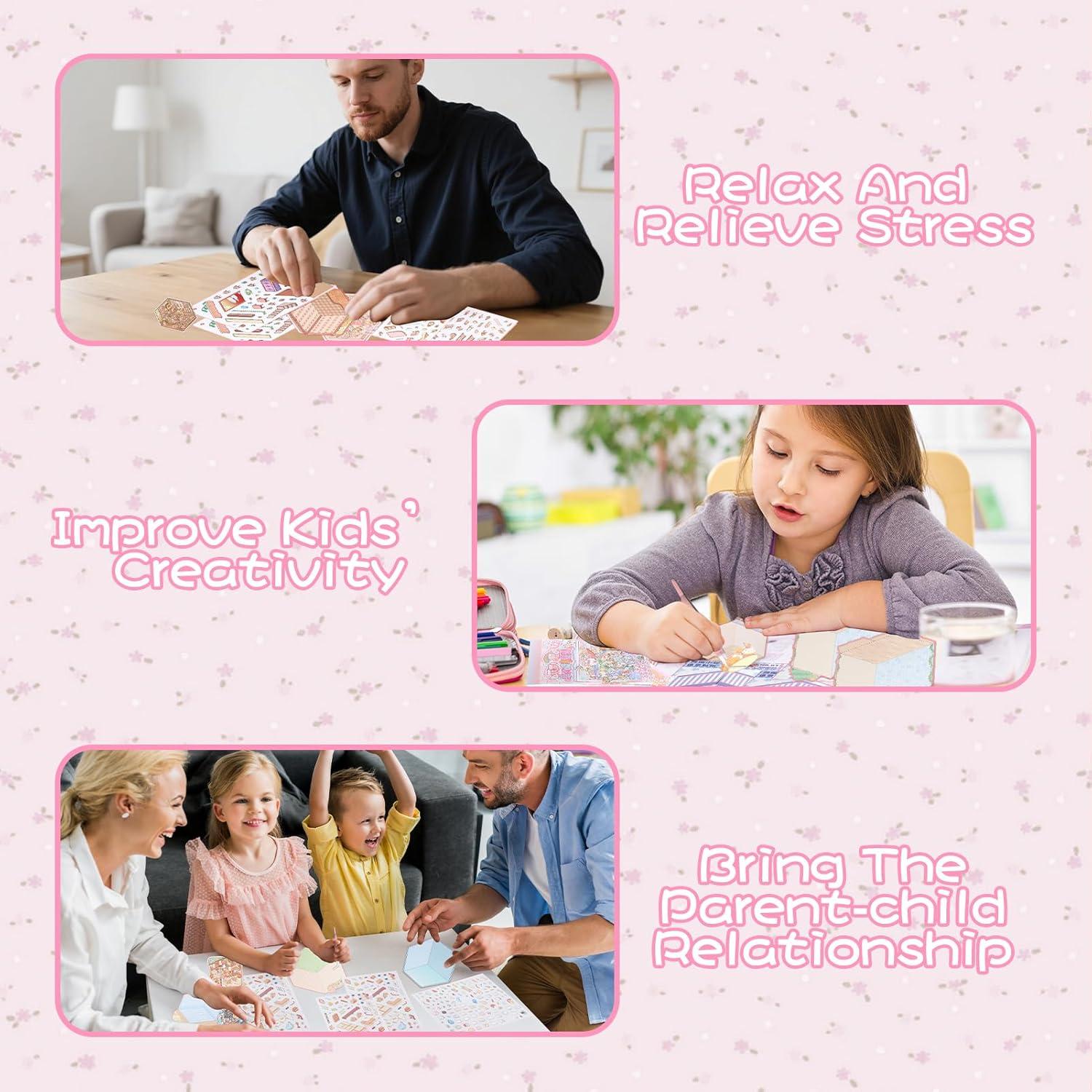 Conjunto de Stickers 3D Lestp 20 Piezas para Alivio del Estrés