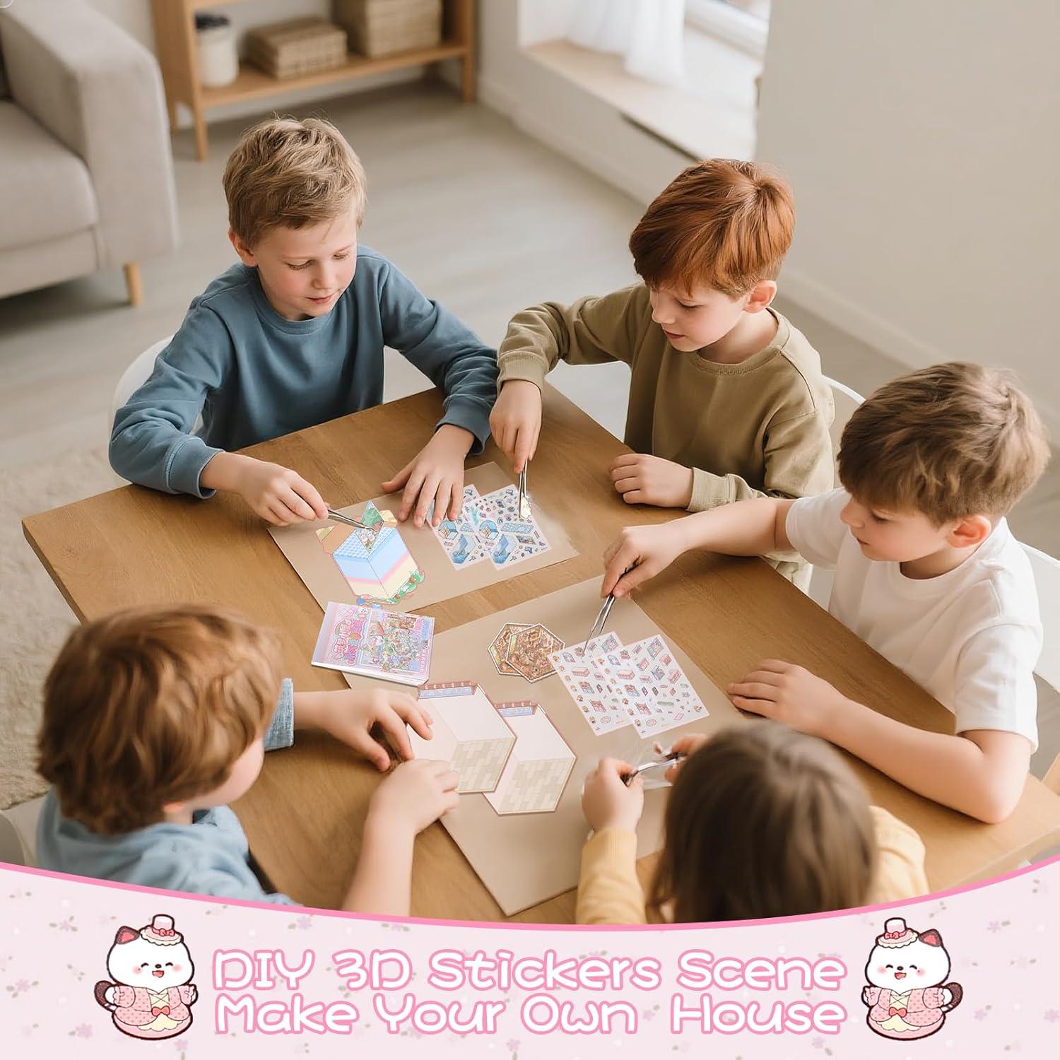 Conjunto de Stickers 3D Lestp 20 Piezas para Alivio del Estrés