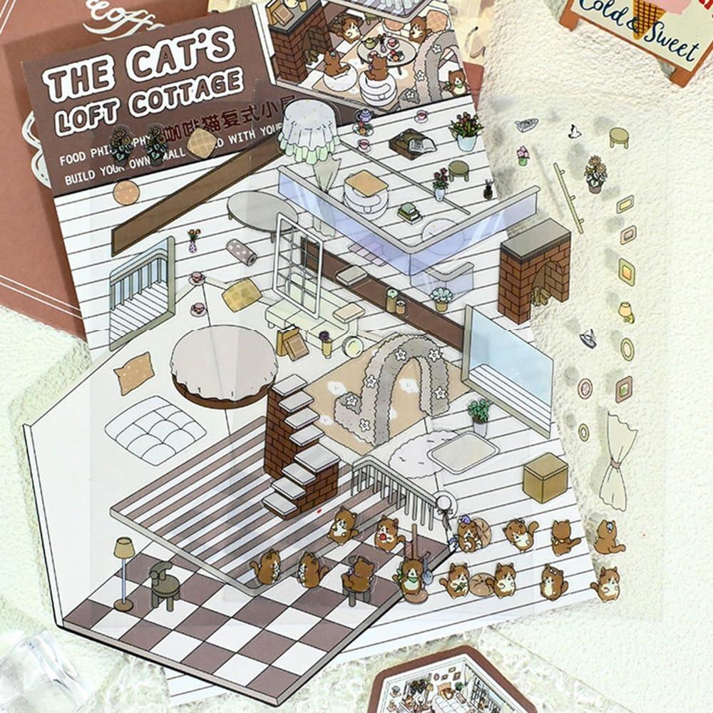 8 Stickers 3D Limvoo para Decorar - Creativos y Reutilizables