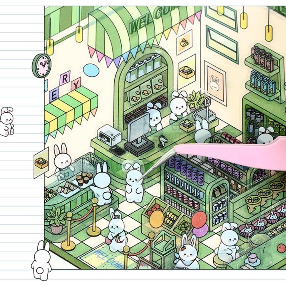 8 Stickers 3D Limvoo para Decorar - Creativos y Reutilizables