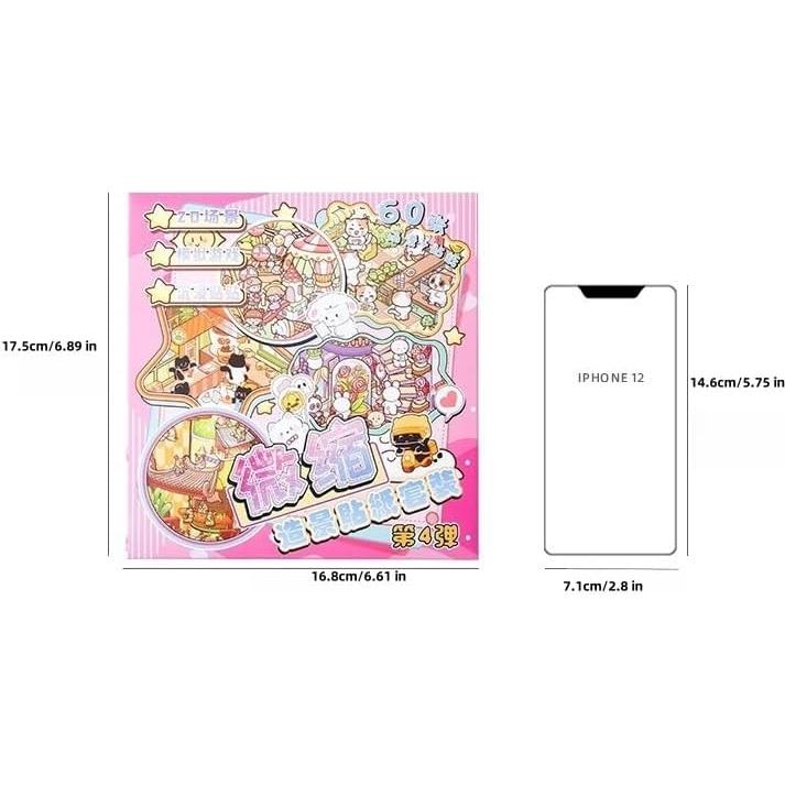 Set de Stickers 3D DIY Casa 20 Conjuntos Affoto