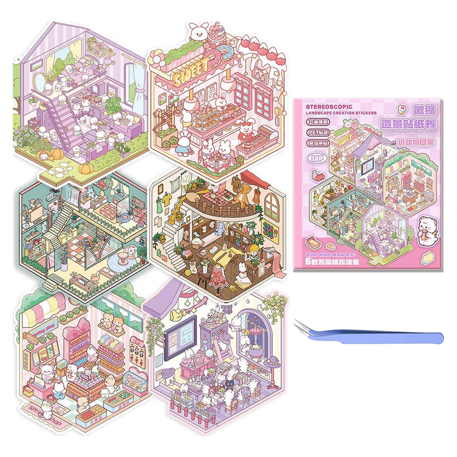 Set de Pegatinas 3D DIY DORIDUKA - Mini Tienda Creativa