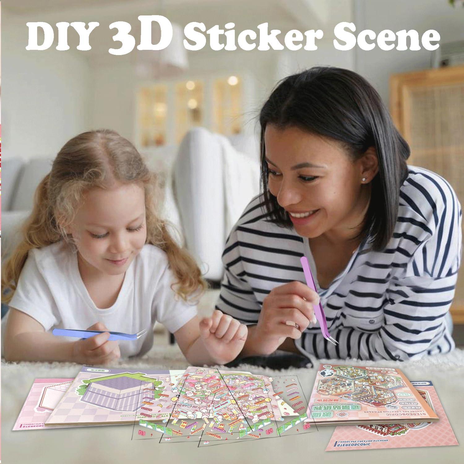 Set de Pegatinas 3D DIY DORIDUKA - Mini Tienda Creativa