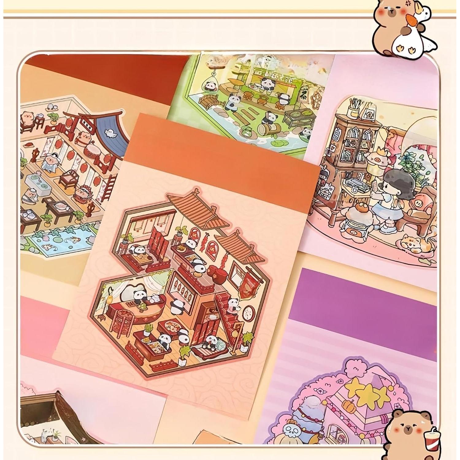 20 Sets Stickers 3D DIY Casa Creativos para Aliviar Estrés