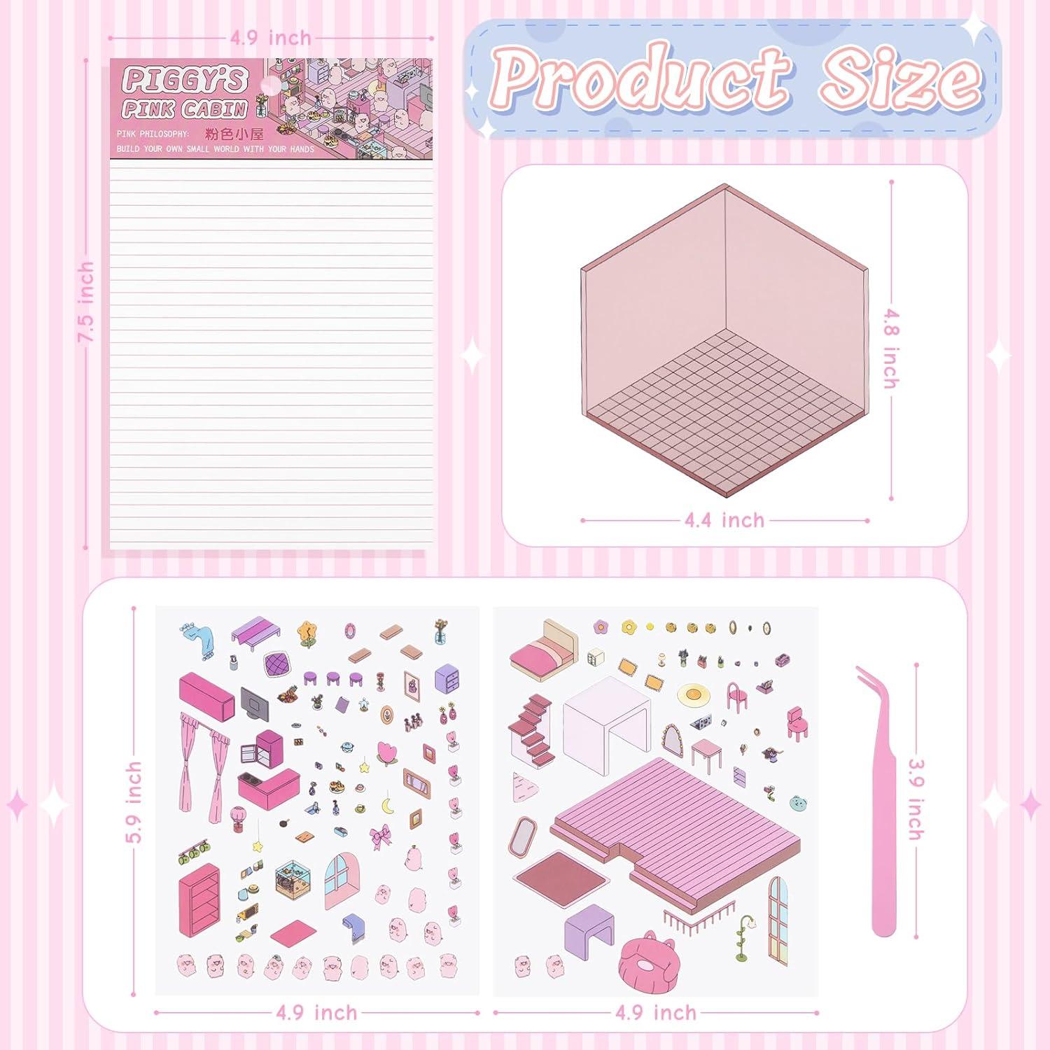 Conjunto de Pegatinas 3D JIXZEN para Crear Escenas Temáticas