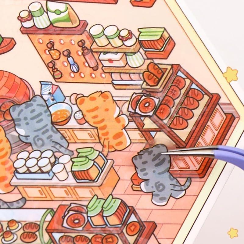 8 Juegos de Pegatinas 3D DIY Affoto para Manualidades