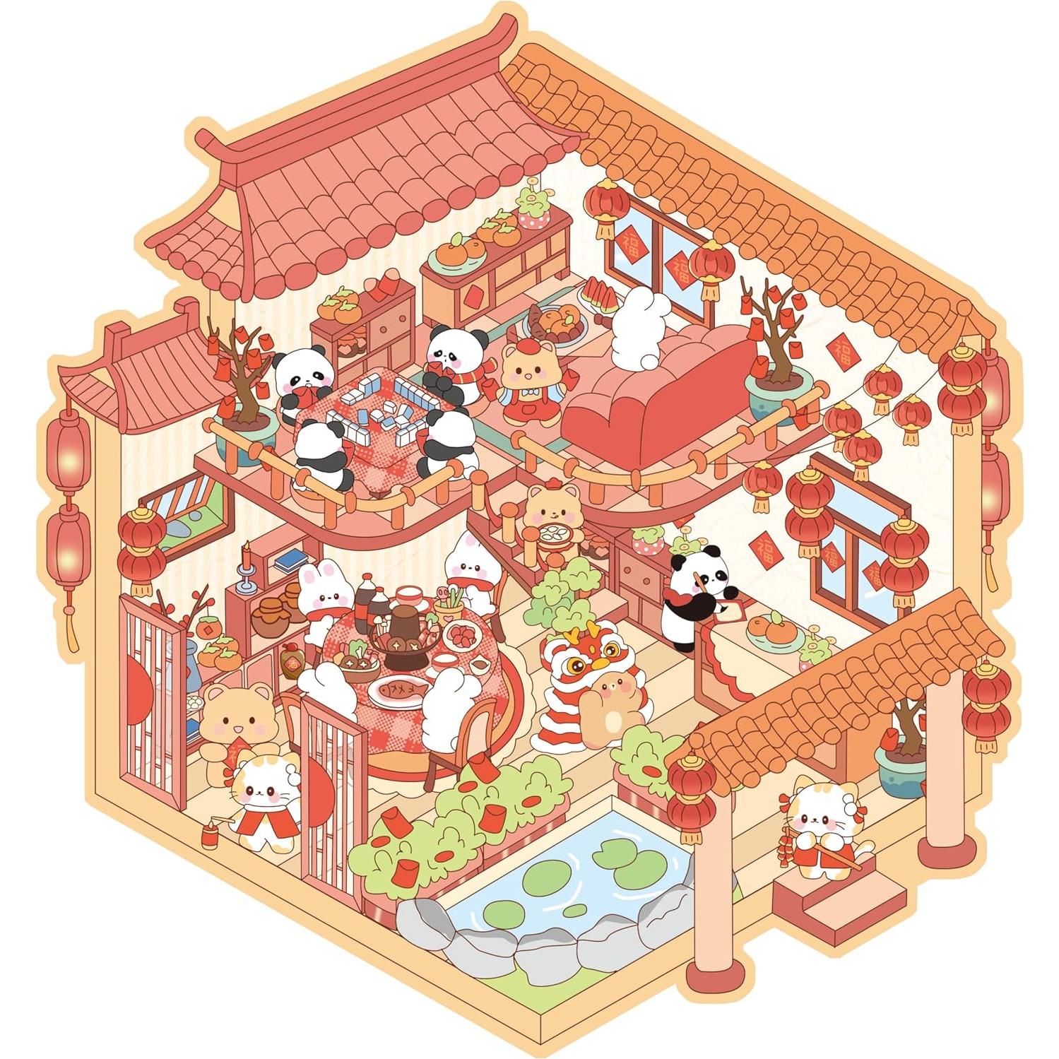 Kit de Pegatinas DIY 3D Genérico - 6 Temas Creativos