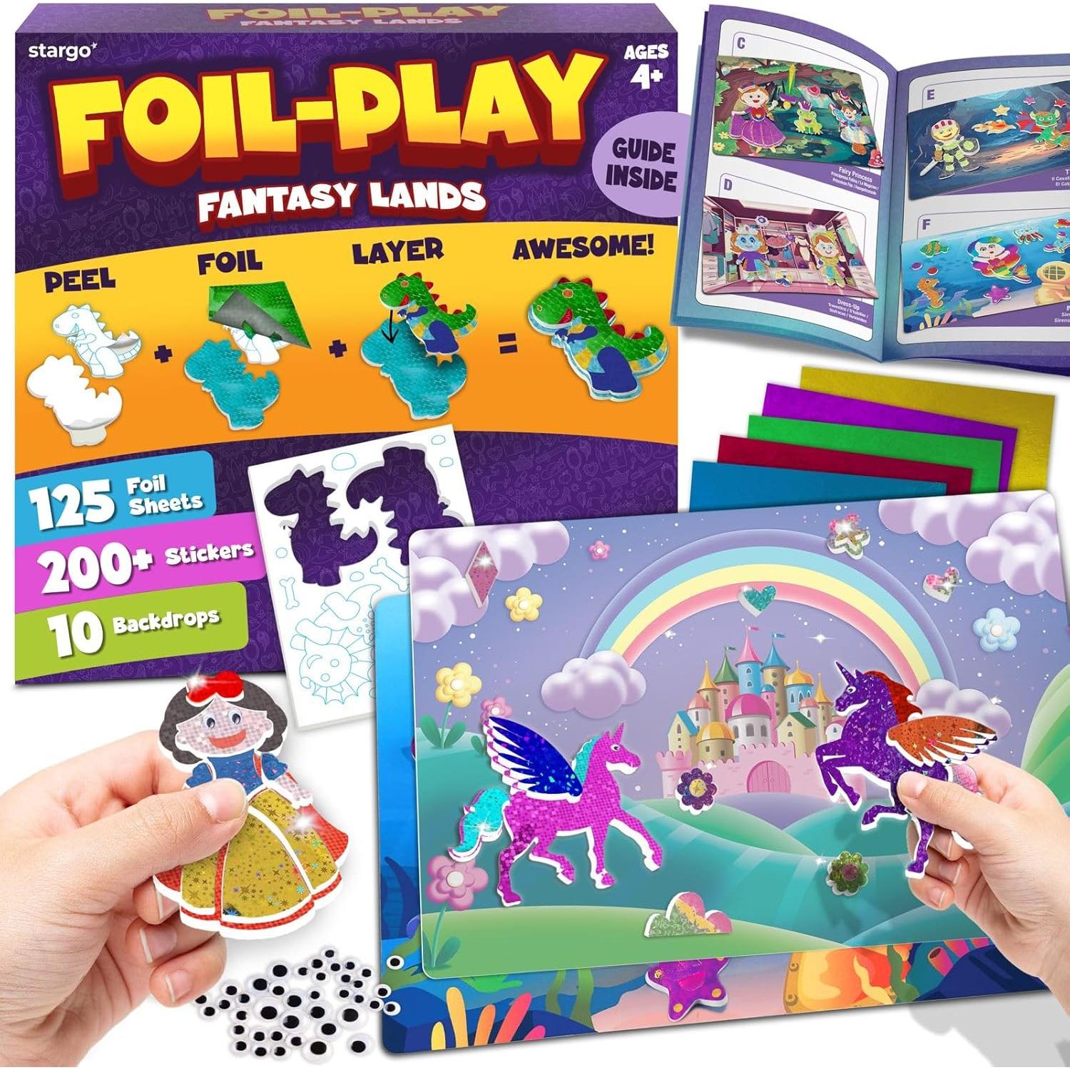Kit de Arte Creativo Stargo Foil 3D para Niños 4-9 Años
