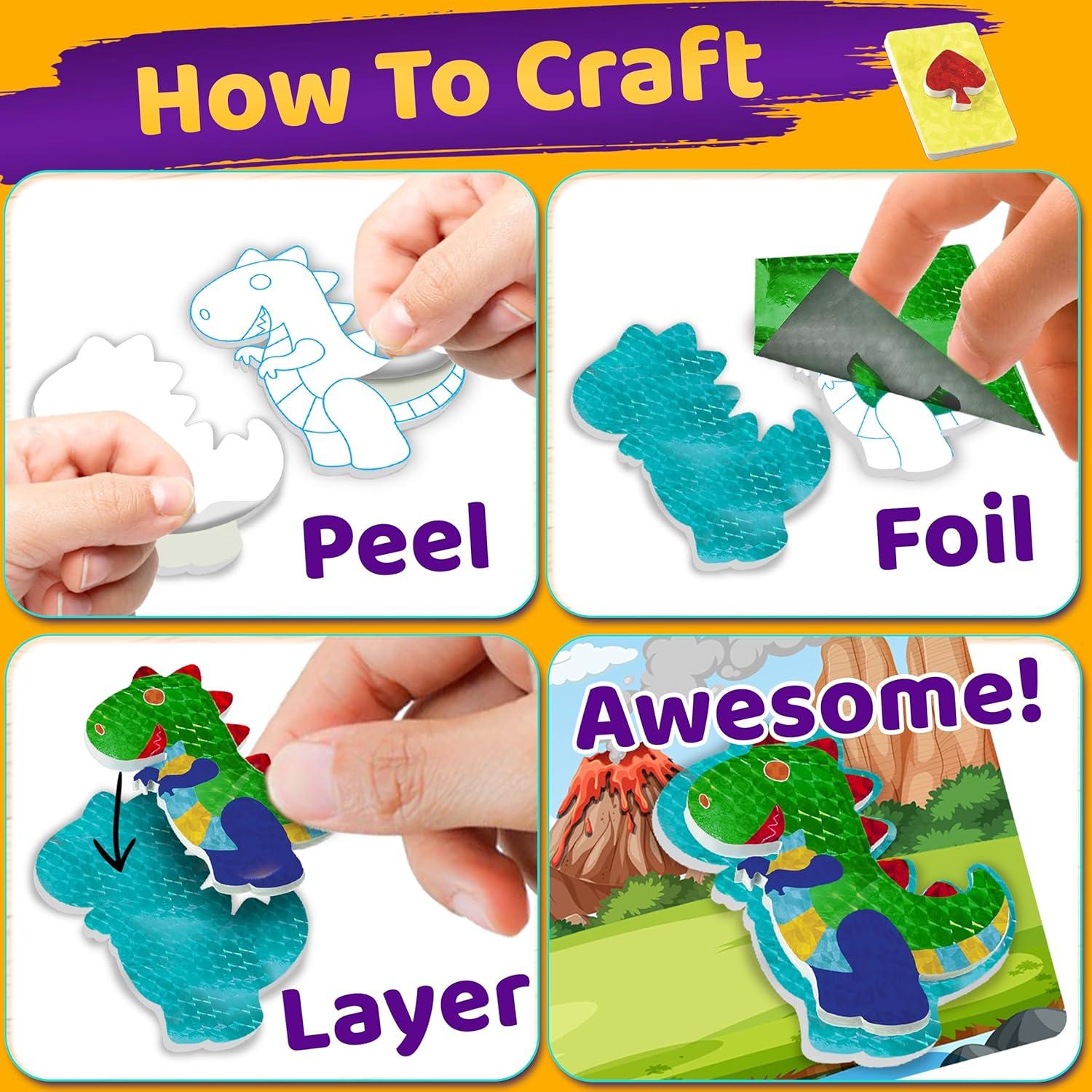 Kit de Arte Creativo Stargo Foil 3D para Niños 4-9 Años