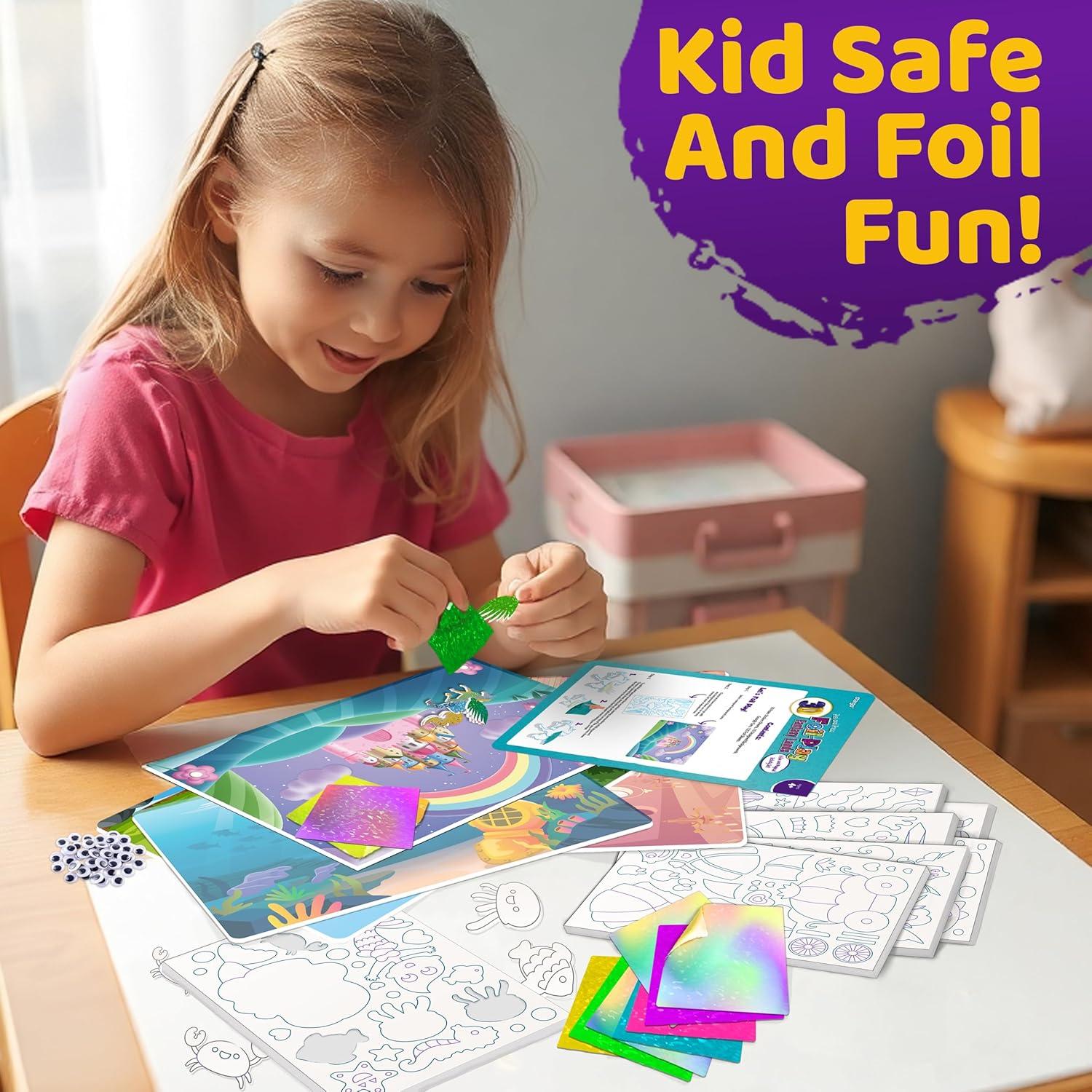 Kit de Arte Creativo Stargo Foil 3D para Niños 4-9 Años