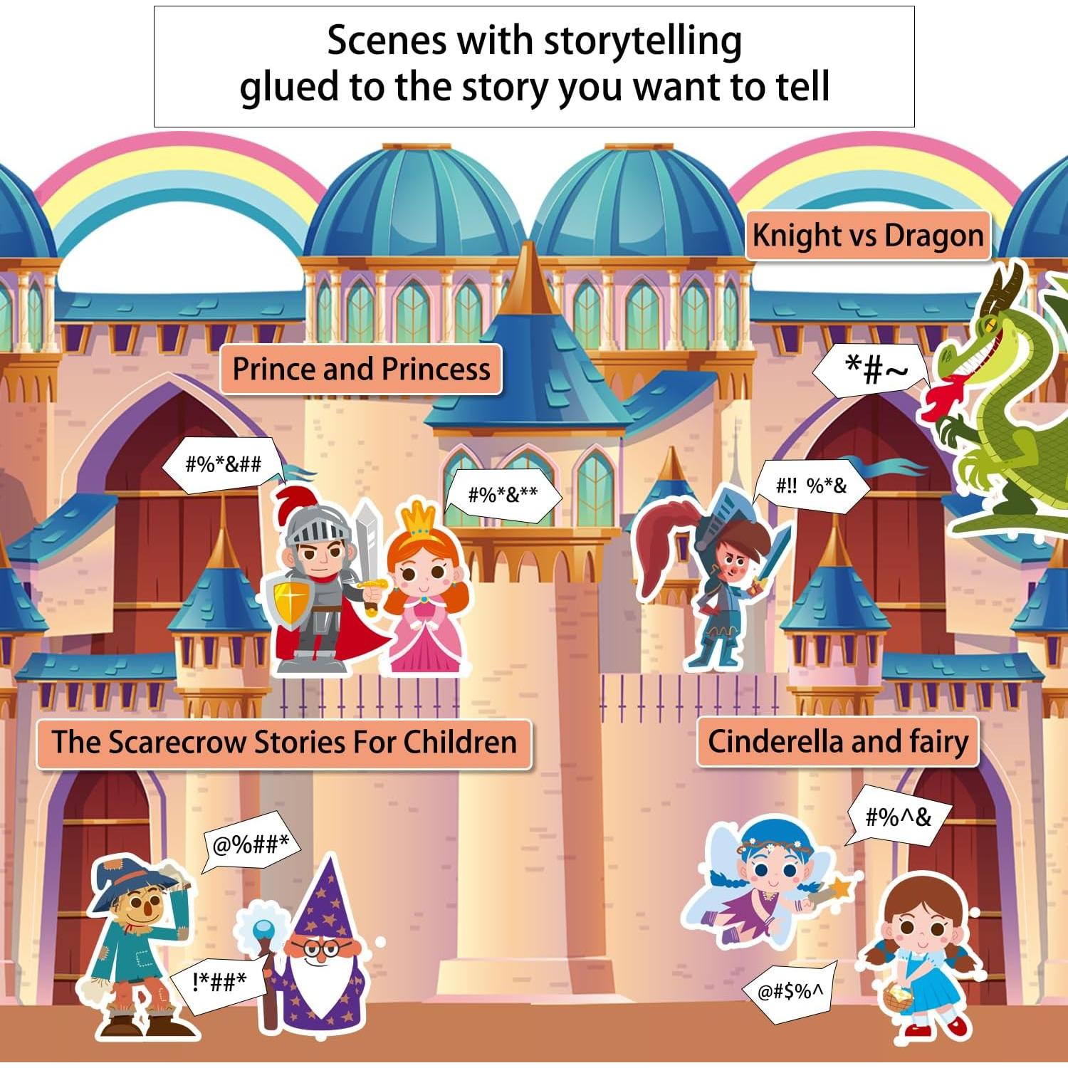 Libros de Pegatinas 3D Reutilizables Kalysky para Niñas 2-4 Años