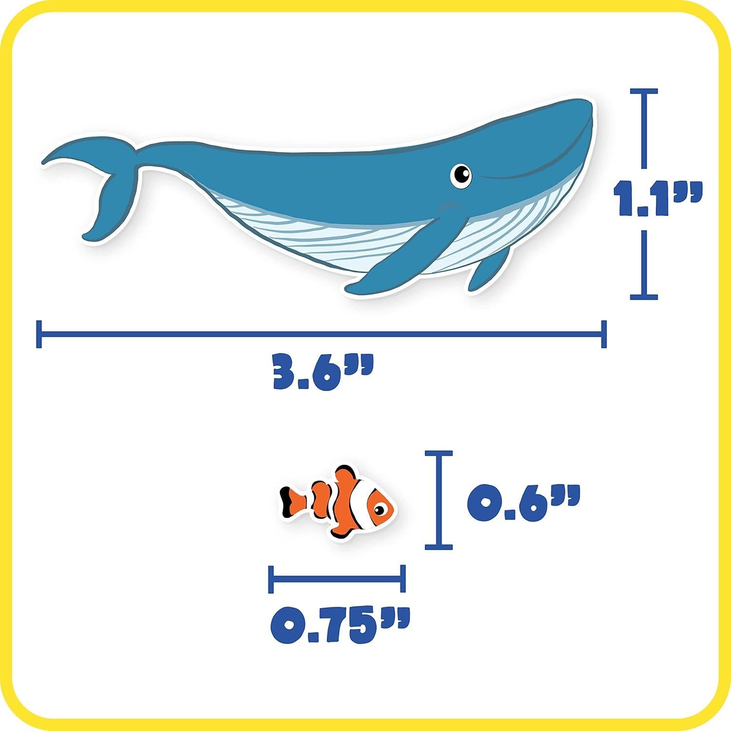 Pegatinas de Espuma Oceánicas LISTO PARA APRENDER - 168 Piezas