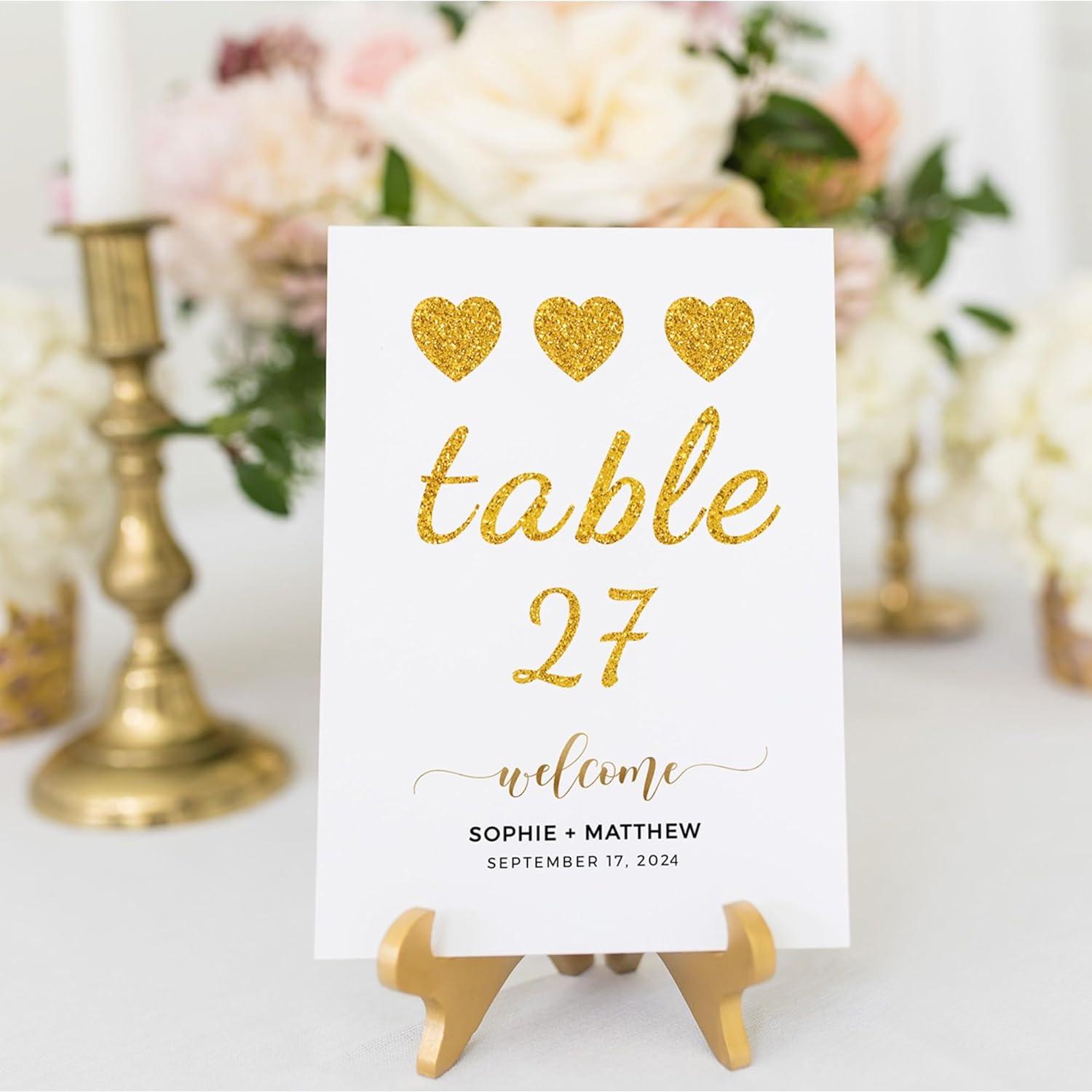 1245 Etiquetas de Letras Doradas Huimdery Autoadhesivas 1"