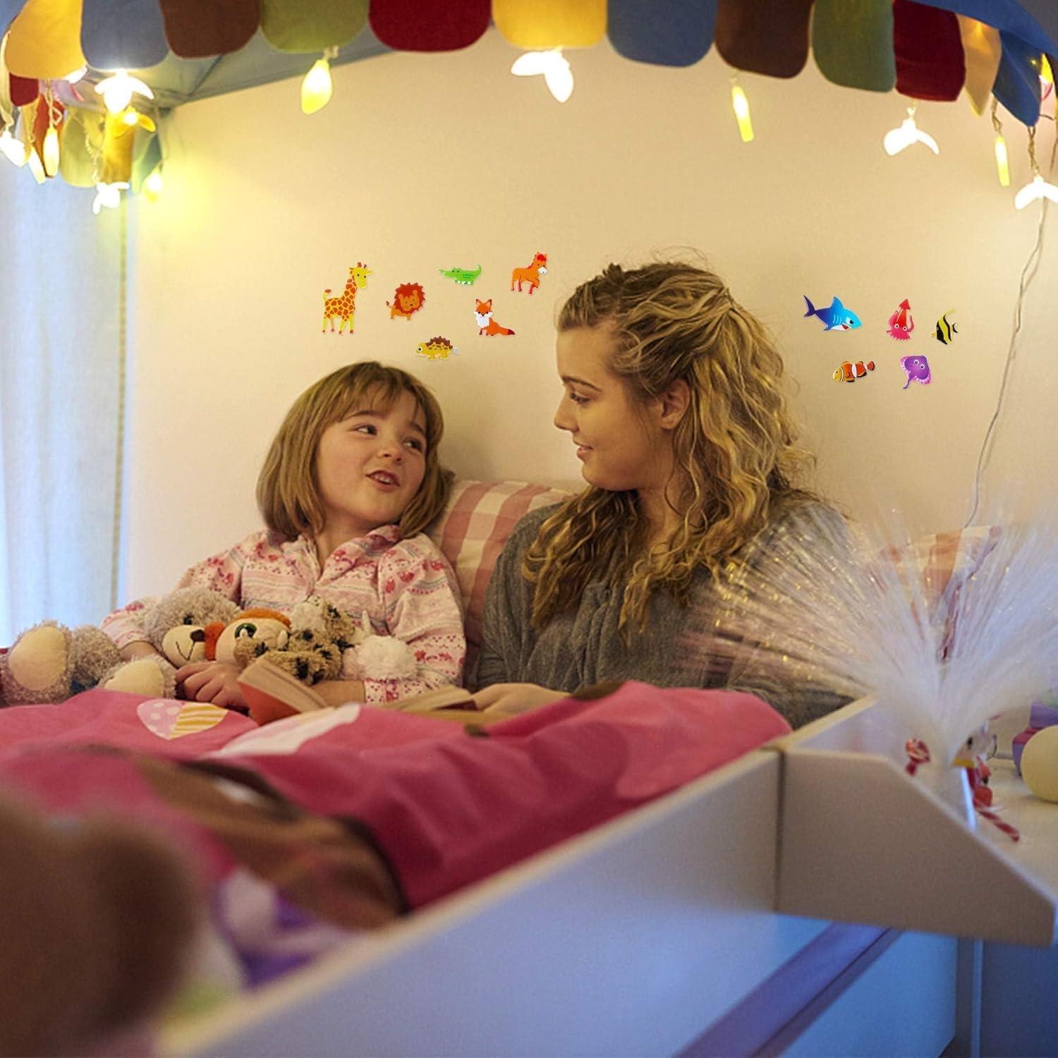 Pegatinas 3D Animales UPINS - 200 Piezas Multicolor