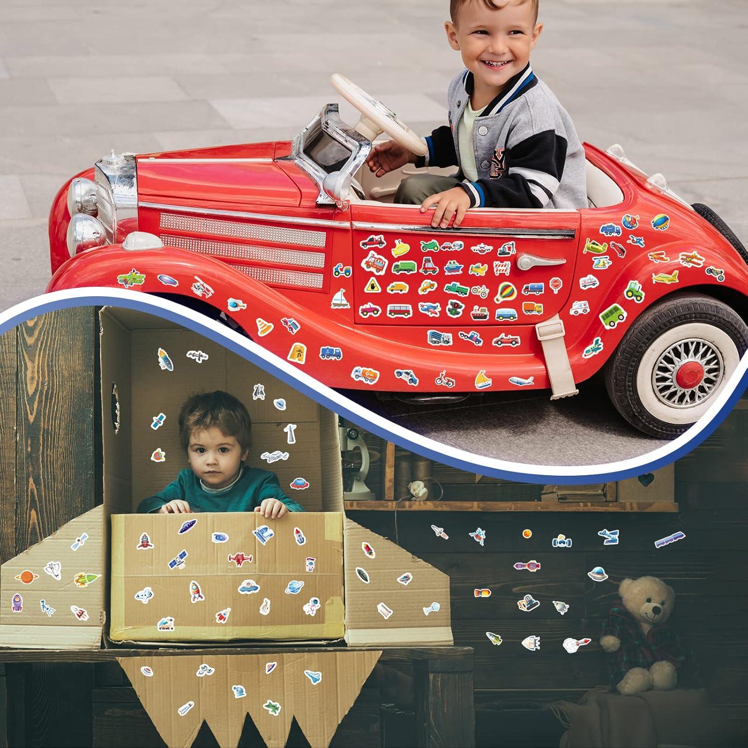 3000+ Pegatinas Lindas para Niños HomSeon - Animales, Coches, Comida