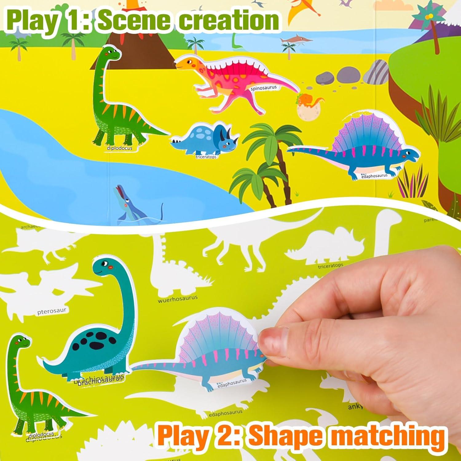 Libro de Pegatinas Reutilizables ASTARON Vida Marina 35 Piezas