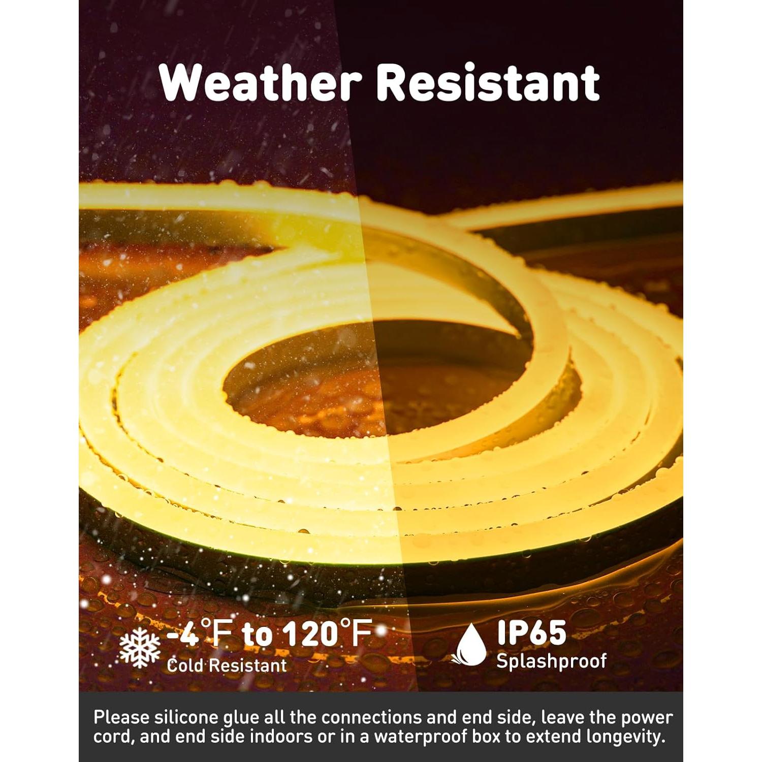 Luces de Cuerda LED Shine Decor 10m Blanco Cálido IP65