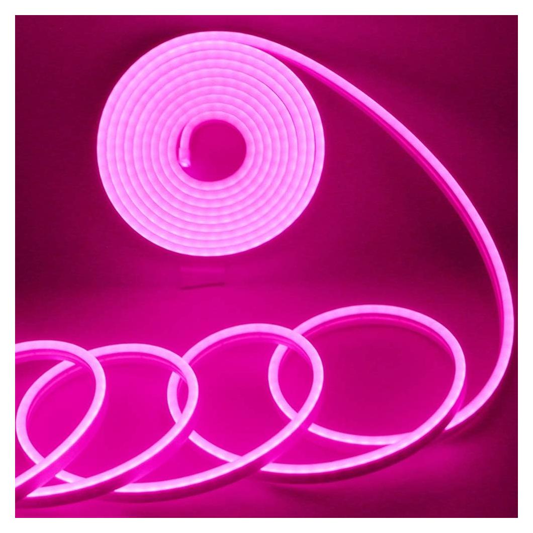Tira LED de neón rosa 5M EverBright 600 LEDs IP67