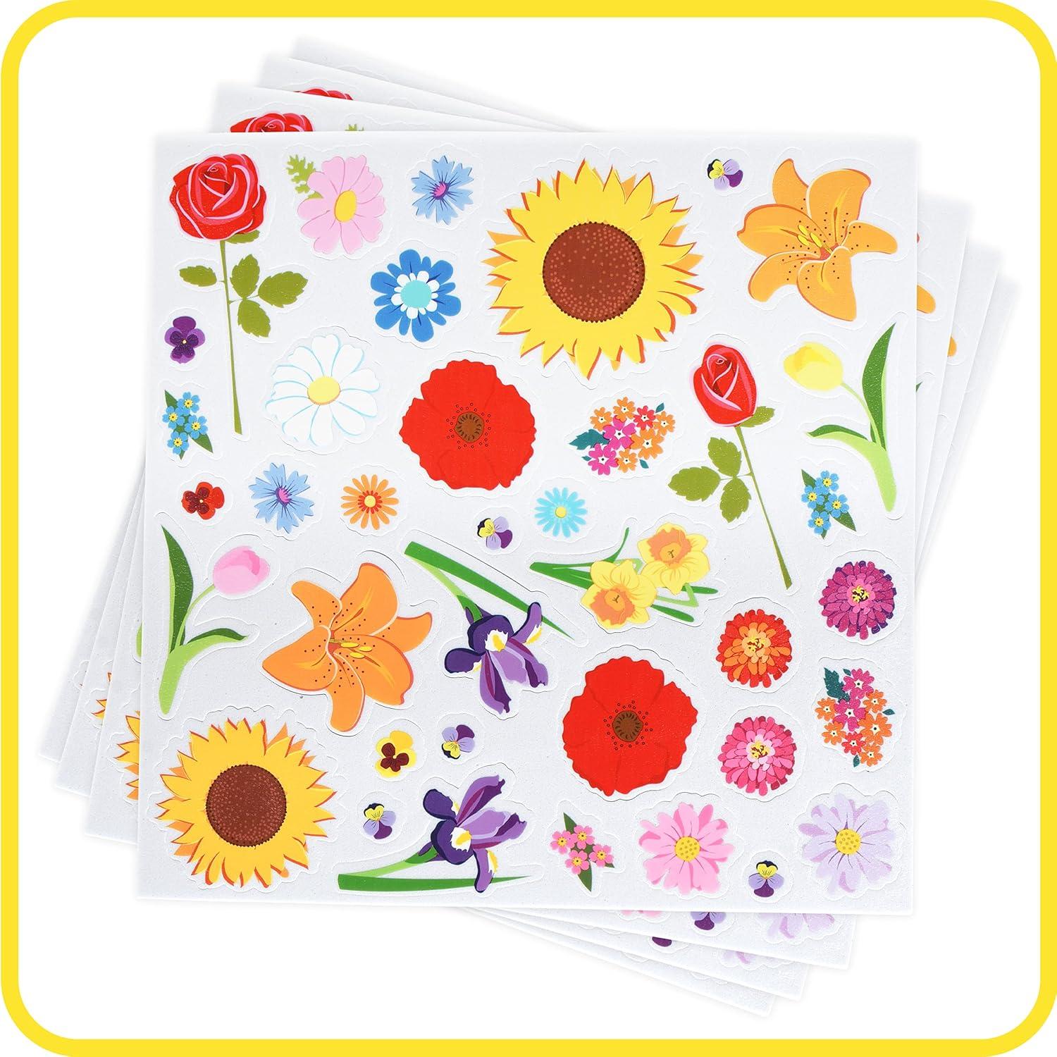 Pegatinas de Espuma 3D Learning Advantage - Flores - 152 Pzas