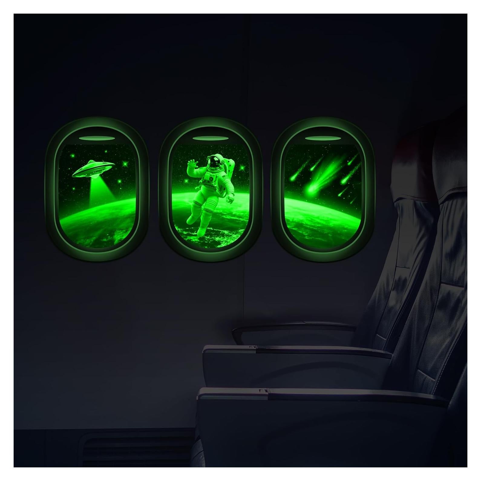 Calcomanías de Pared 3D Robmoda - Galaxia Brillan en Oscuridad