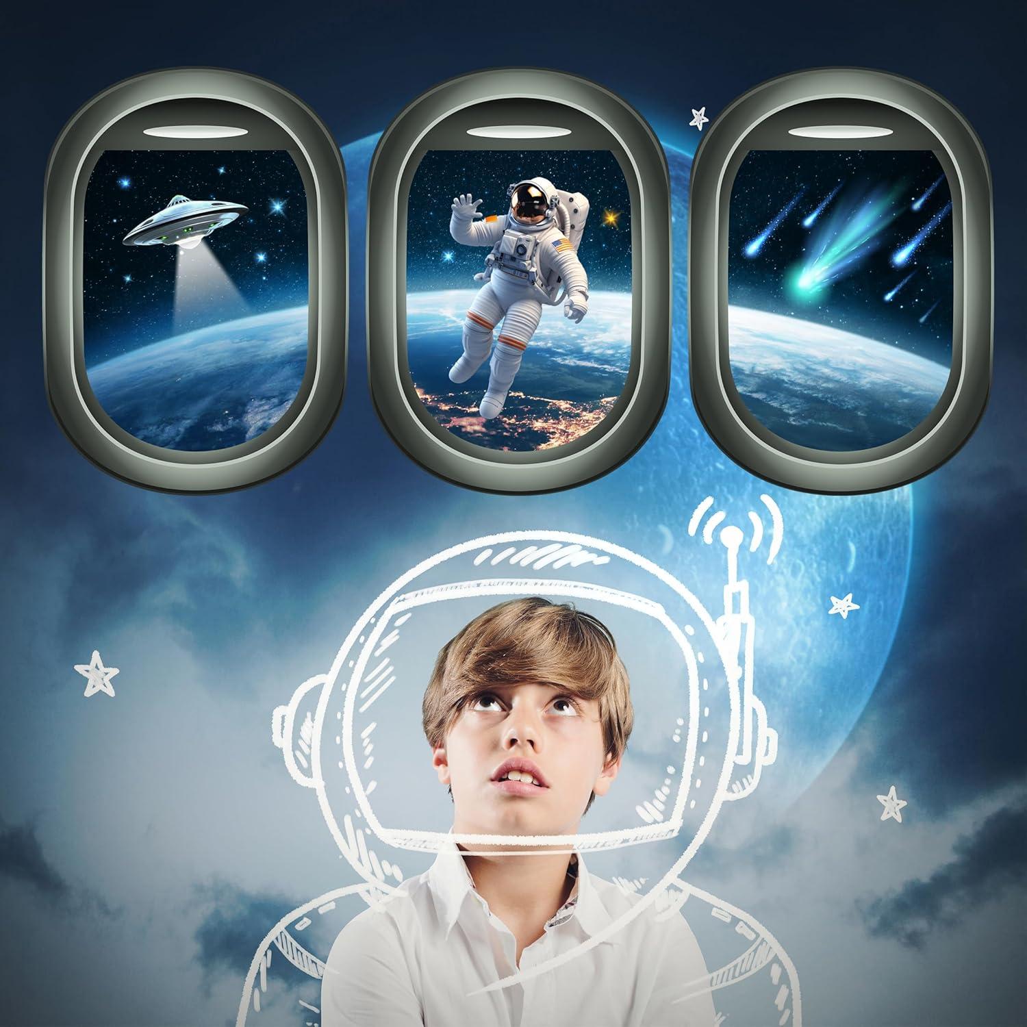 Calcomanías de Pared 3D Robmoda - Galaxia Brillan en Oscuridad