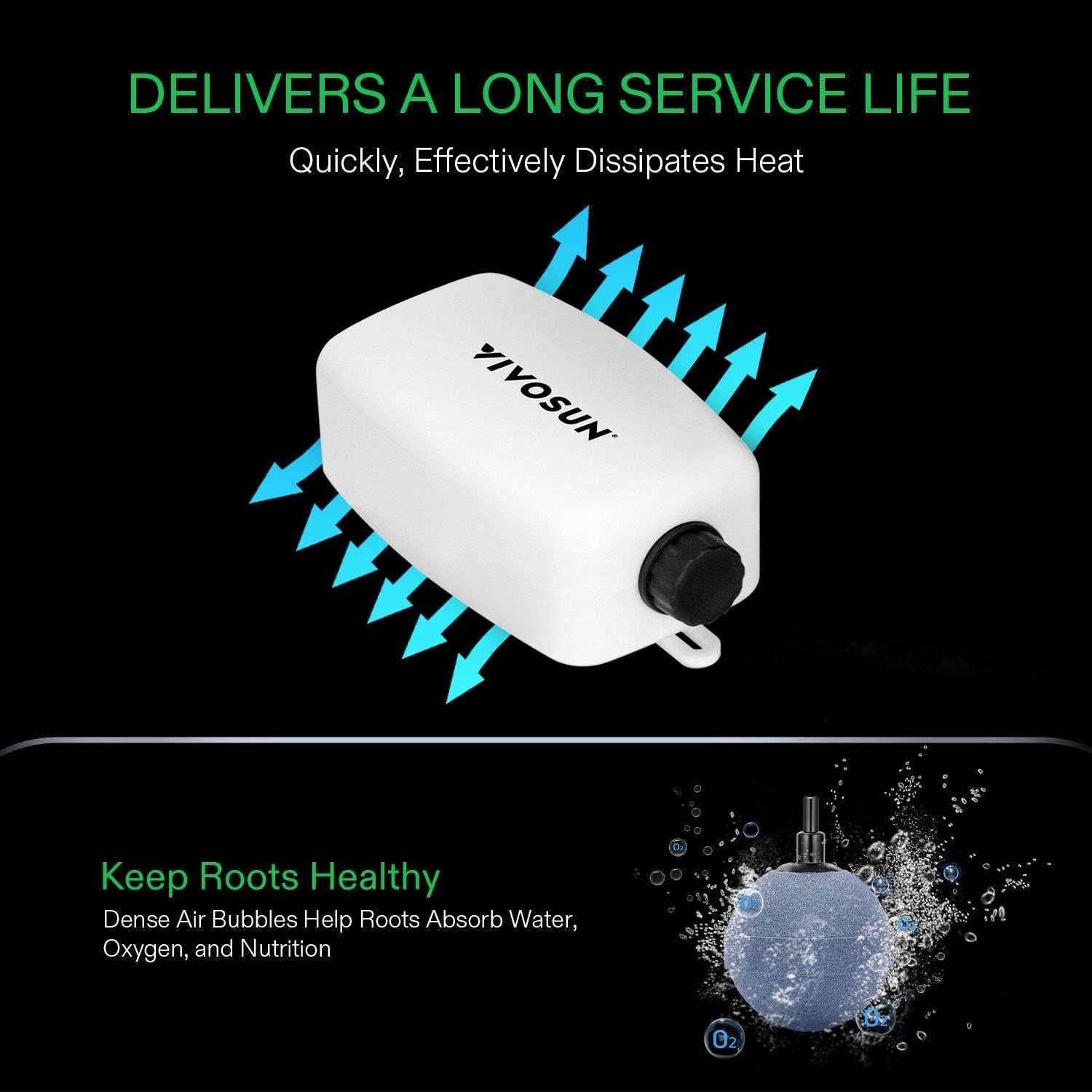 Sistema Hidropónico DWC VIVOSUN 5 Galones con Goteo Superior