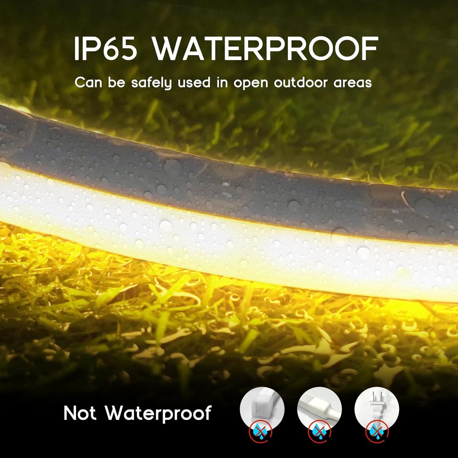 Luces de tira LED VOEWT 30m 6000K a prueba de agua